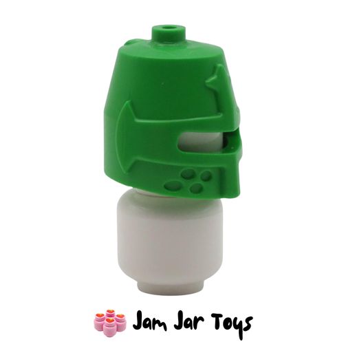 LEGO Bright Green Helmet Castle/Knights Closed with Eye Slit