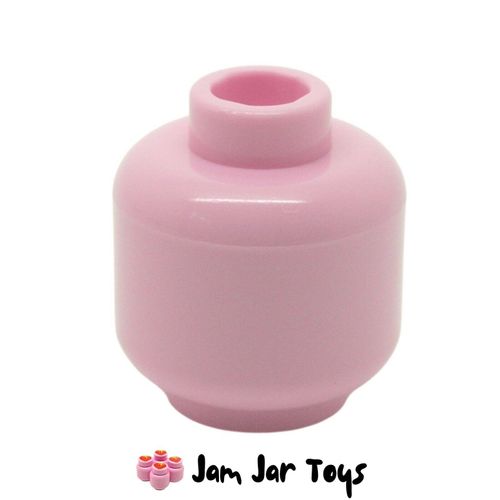 LEGO Bright Pink Plain Minifigure Head