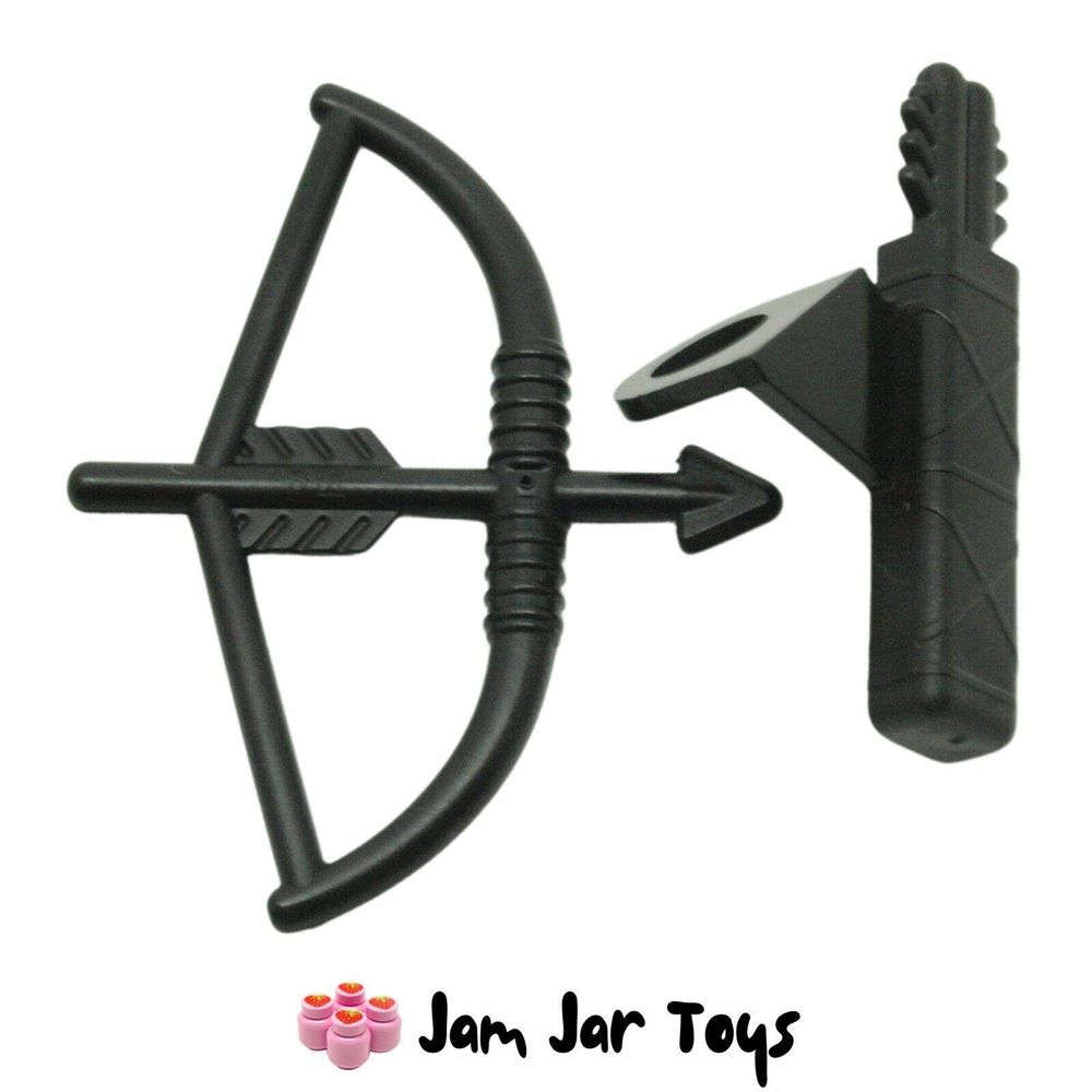 LEGO Black Bow Arrow and Quiver