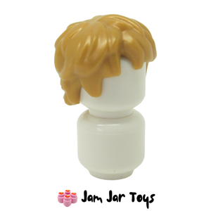 LEGO® Minifigure Hair Tousled Pearl Gold (H137)