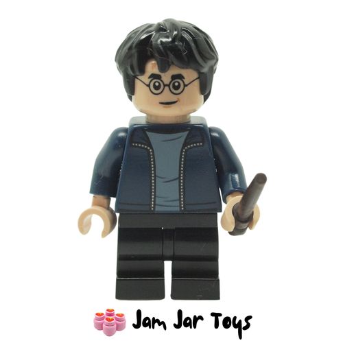 LEGO Harry Potter Minifigure Dark Blue Jacket HP288 Front View