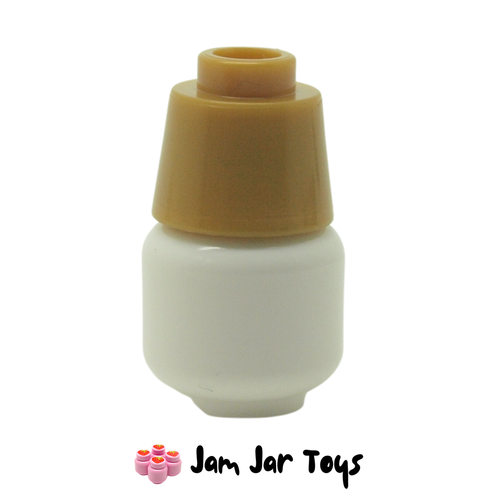 LEGO Minifigure Cone Hat Fez Pearl Gold.