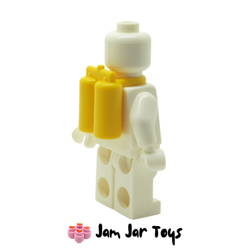 LEGO Yellow Airtanks Oxygen Tanks Side View
