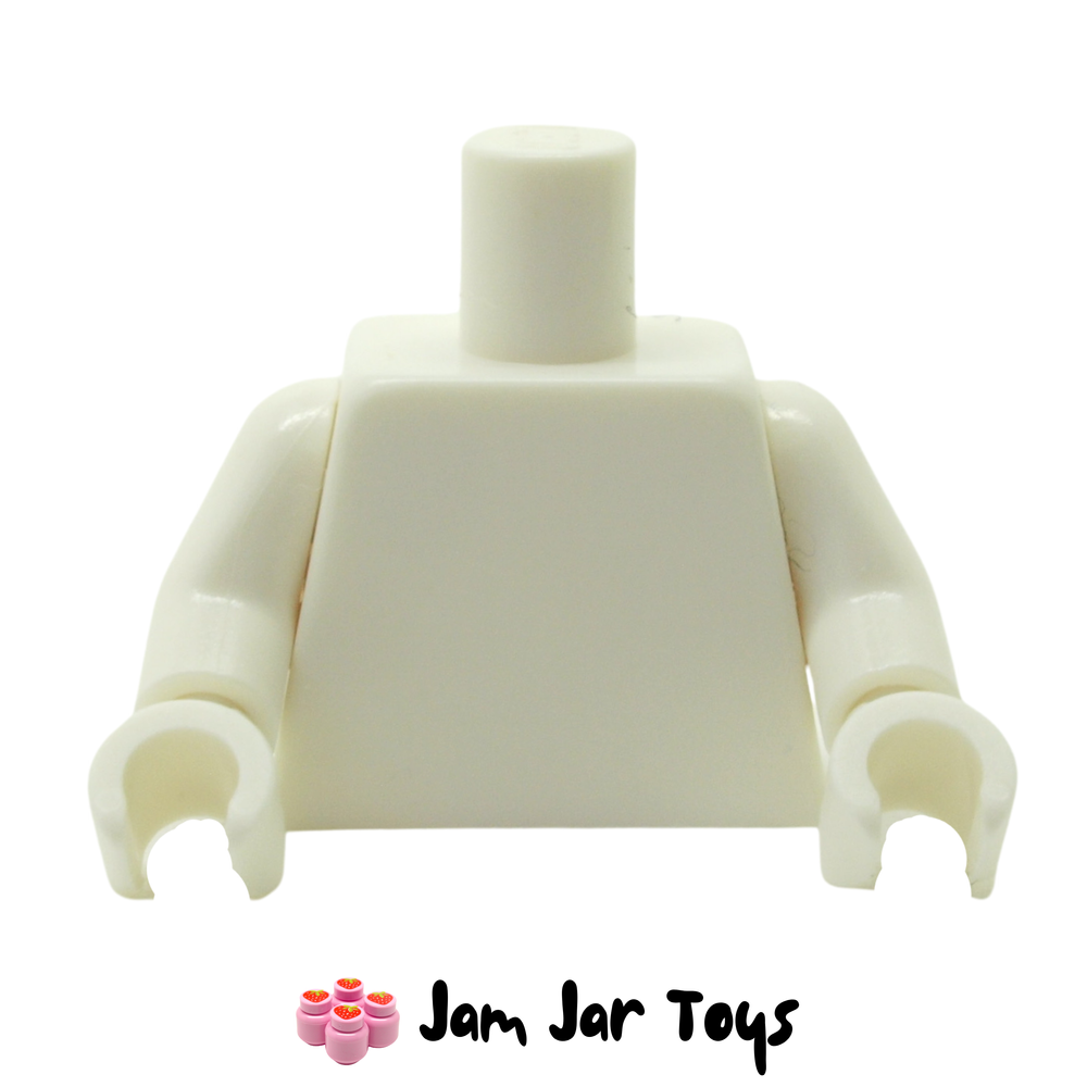 LEGO White Torso Monochrome White