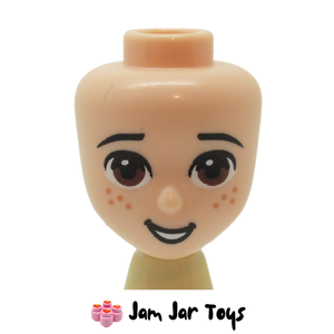 LEGO Friends Henry Minidoll Head Light Nougat