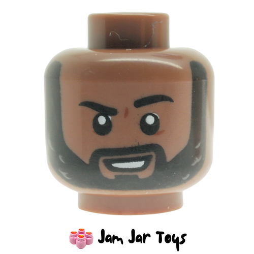 LEGO Master Karl Mordo Dual Sided Head, Beard, Smile