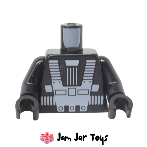 LEGO Classic Blacktron Black Torso Re-issue, White Space Suit.