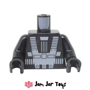 LEGO® Classic Blacktron Black Torso Re-issue, White Space Suit T244