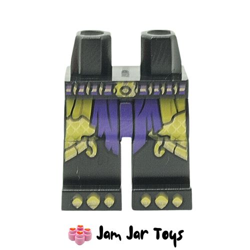 LEGO Black Legs with Yellow/Dark Purple Robe, Claws