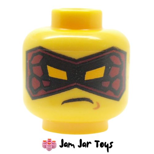 LEGO Cole Head, Black and Dark Red Eyemask