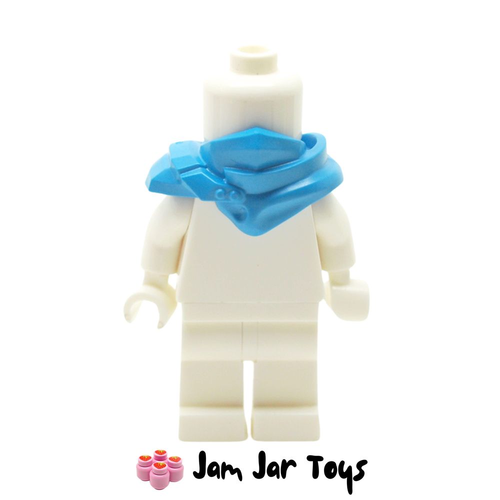 LEGO Dark Azure Shoulder Guard with Hood and Katana Holder.