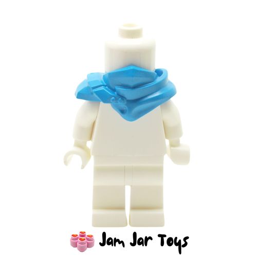 LEGO Dark Azure Shoulder Guard with Hood and Katana Holder.