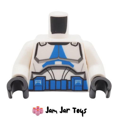 LEGO Clone Trooper Torso, Armour, Blue Markings, Utility Belt