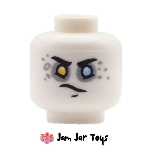 LEGO Dooper Head, Odd Eyes, Eyeshadow, Spots, Smirk