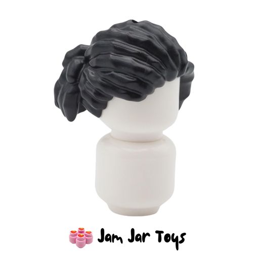 LEGO Black Knotted Dreadlock Hair