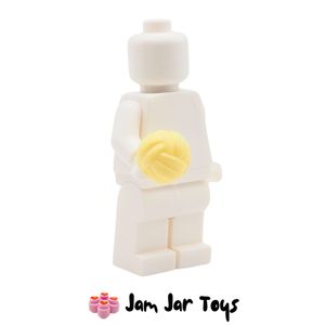 LEGO Bright Light Yellow Wool / Yarn.