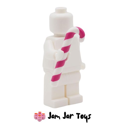 LEGO White Candy Cane, Magenta Stripes