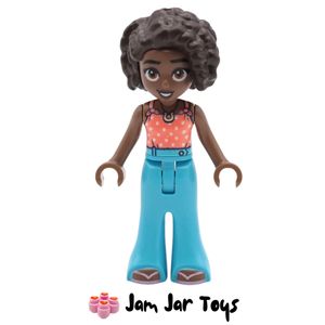 Friends Minifigure Aliya, Halter Top, Bell Bottom Trousers.