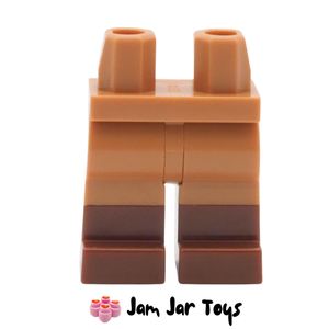 LEGO® Medium Nougat Legs and Reddish Brown Boots L346