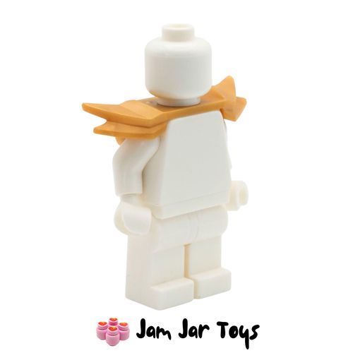 LEGO Pearl Gold Shoulder Guard, Pointy, Studded Back
