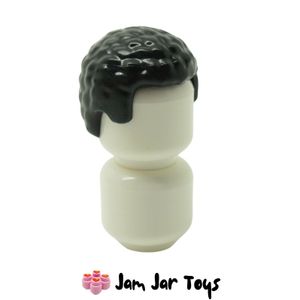 LEGO® Black Hair Coiled Texture H83