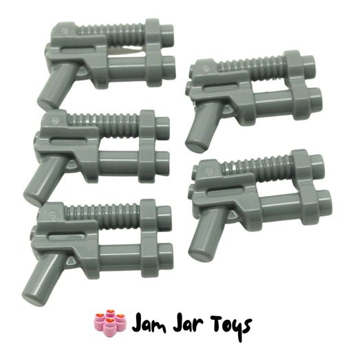 LEGO Gun Two Barrels Dark Bluish Gray x 5