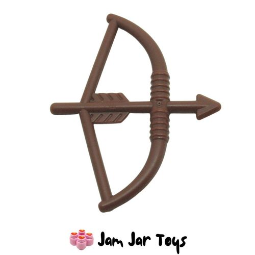 LEGO Bow and Arrow - Reddish Brown