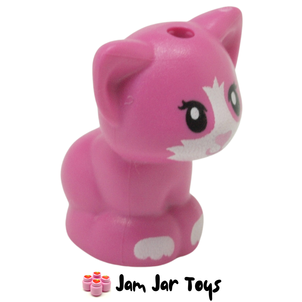 LEGO Cat Kitten Bright Purple