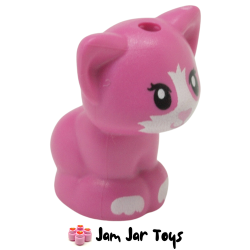 LEGO Cat Kitten Bright Purple