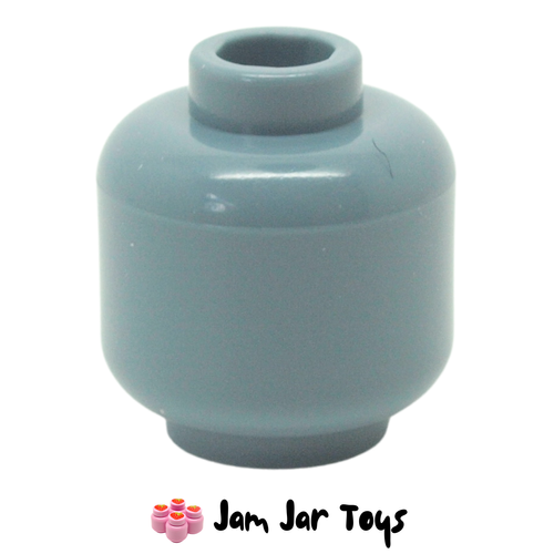 LEGO Sand Blue Minifigure Plain Head