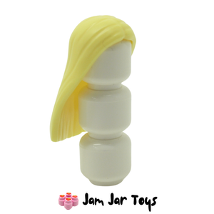 LEGO® Phoebe Buffay Bright Yellow Hair Long and Straight Centre Parted H142