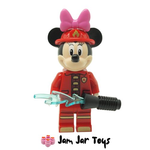 LEGO Minnie Mouse Fire Fighter Minifigure Front View