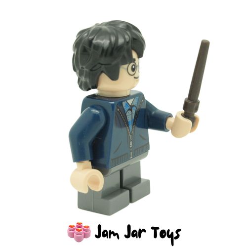 LEGO Harry Potter Minifigure Dark Blue Jacket HP288 Side View