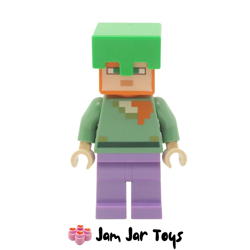 LEGO Alex Minecraft Minifigure Front View