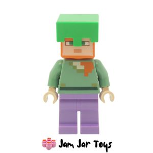 LEGO Alex Minecraft Minifigure Front View
