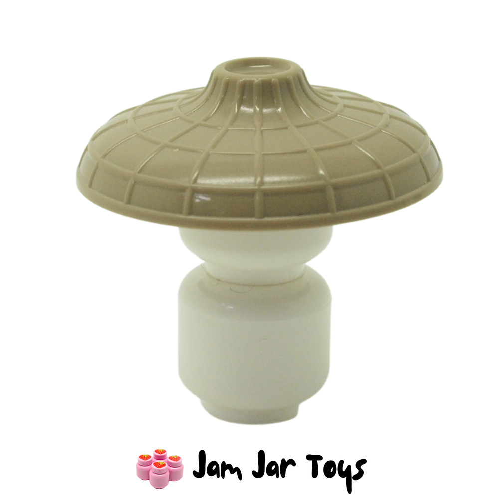 LEGO Conical Asian Hat Raised Centre Dark Tan