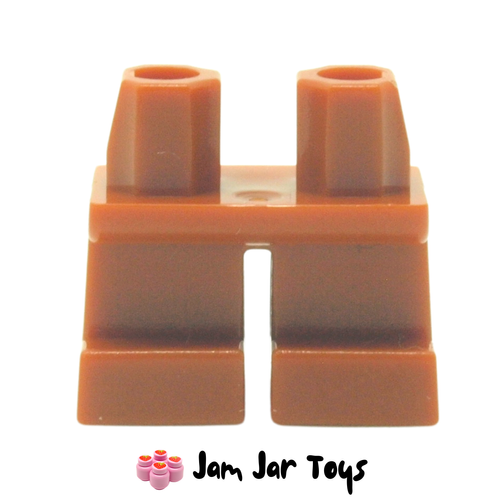 LEGO Legs Short without Hole Dark Orange.