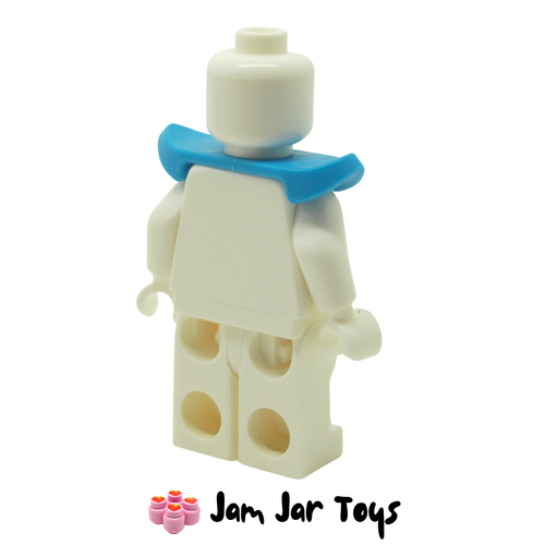 LEGO Armour Shoulder Pads Dark Azure Side View