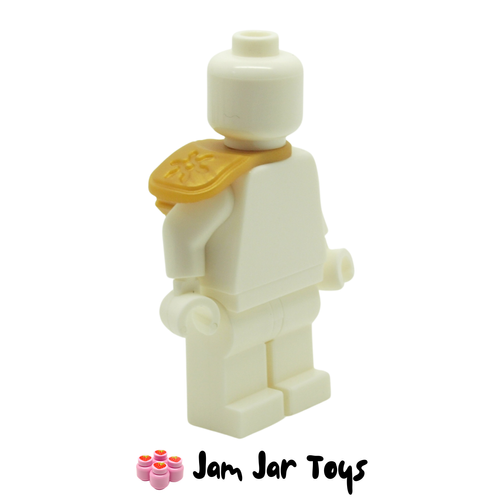 LEGO Shoulder Guard Pearl Gold Armour Side View