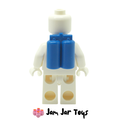 LEGO Blue Airtanks Oxygen Tanks Rear View