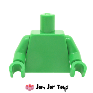 LEGO® Bright Green Torso Monochrome Bright Green Arms and Hands T47