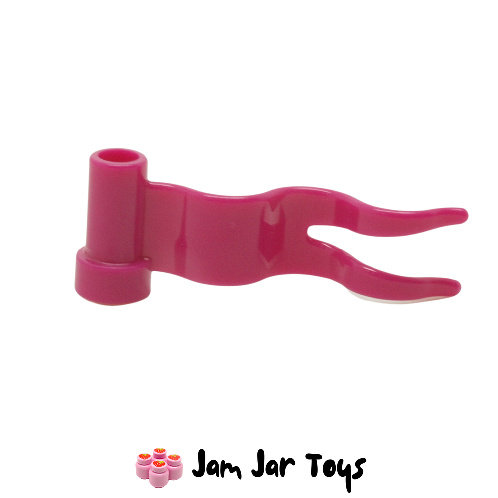 LEGO Magenta Flag Wave Right Streamer