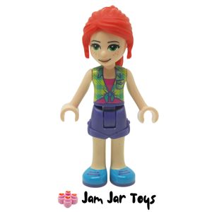 LEGO Friends Minifigure Mia Lime Plaid Shirt