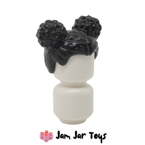 LEGO® Bumblebee Black Hair Two Round Buns H215