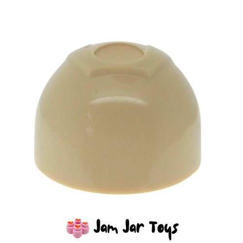 LEGO Tan Visor Large with Trapezoid Top.