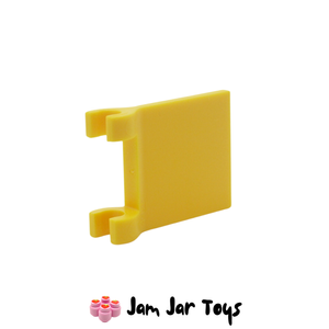 LEGO Yellow Flag 2 x 2 Square, Flared Clip Edge
