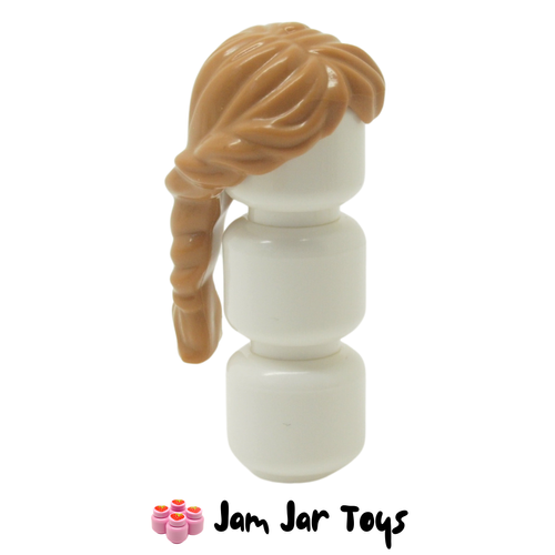 LEGO Hair Ponytail Long French Braided - Medium Nougat