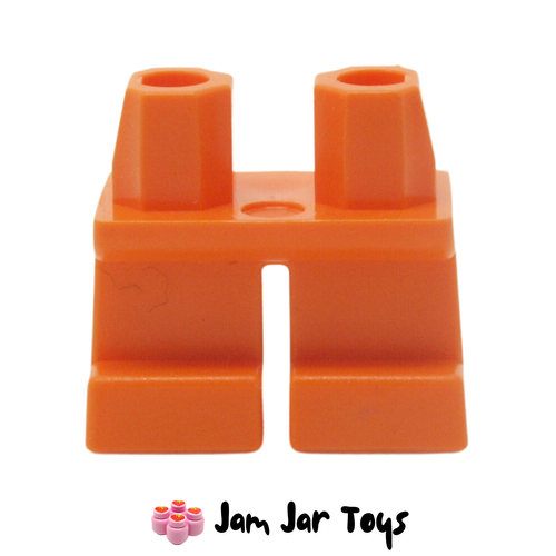 LEGO Orange Short Legs Without Hole