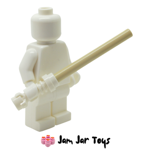 LEGO® Star Wars Lightsaber With White Hilt and Tan Wand Lightsaber LSW123