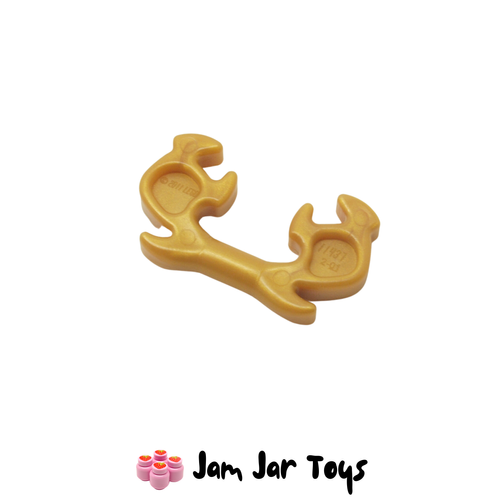 LEGO Elaborate Ninja Helmet Horn, Pearl Gold